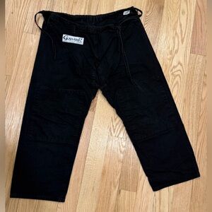 Black Men's Pants for martial arts Krav Maga jujitsu GLADIATOR